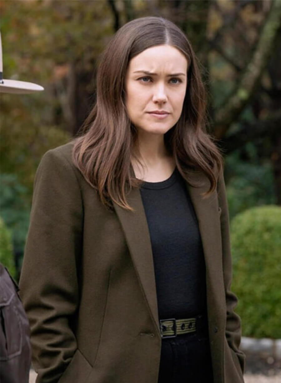 Elizabeth Keen The Blacklist Brown Wool Long Coat