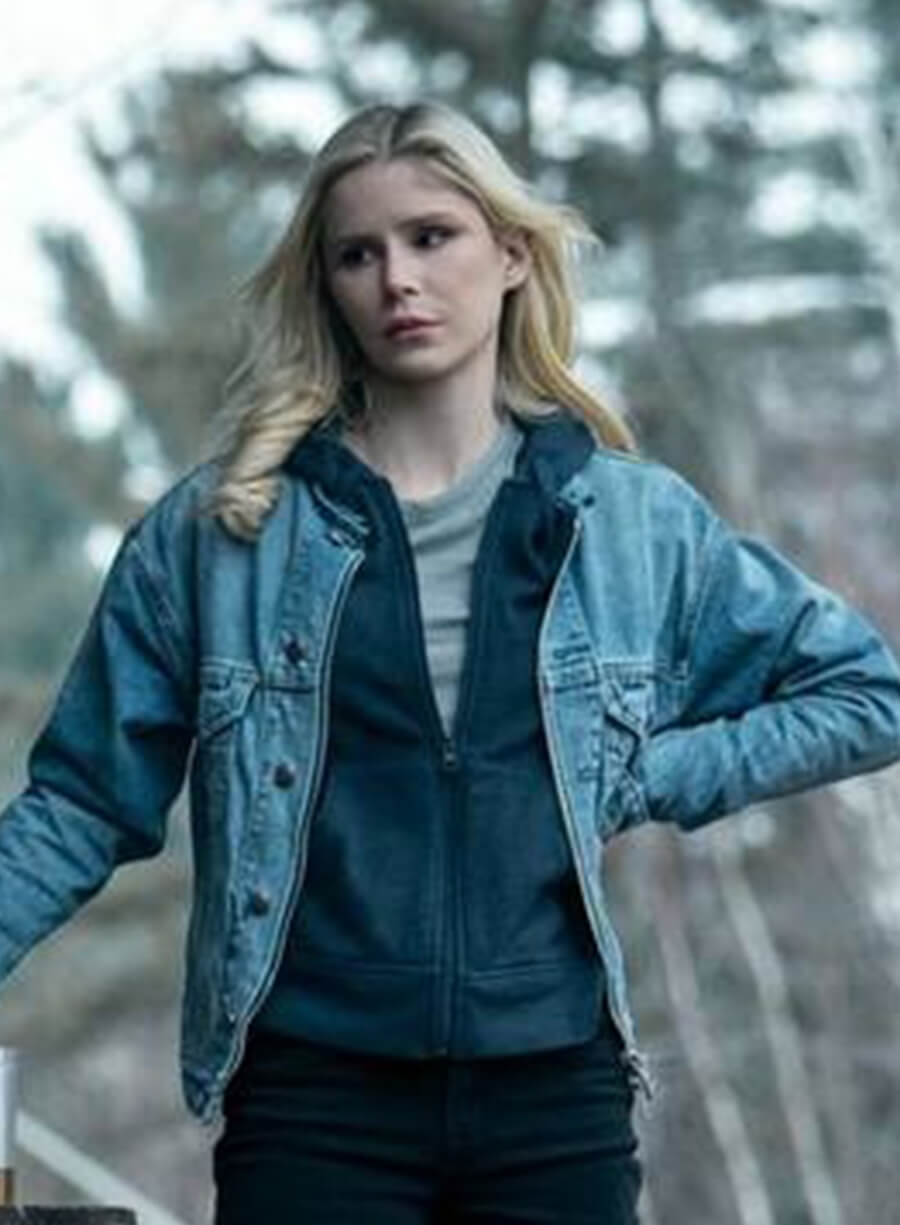Erin Moriarty The Boys S05 Annie January Blue Denim Jacket