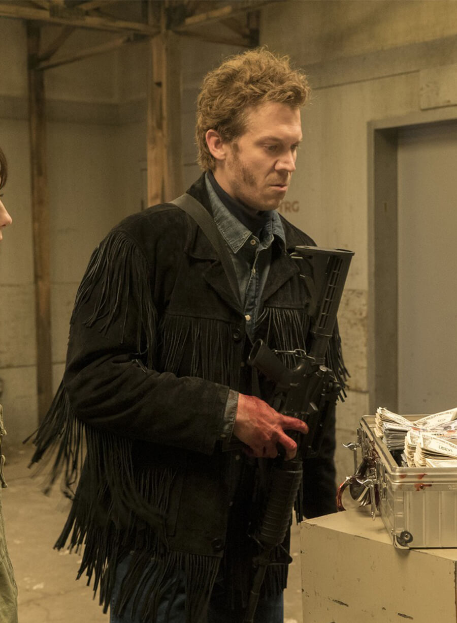 Fargo 2014 Mr Wrench Black Fringe Jacket