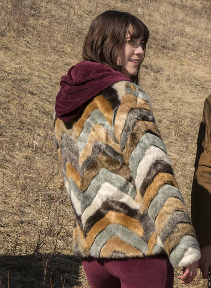 Fargo 2014 Nikki Swango Multi Color Fur Jacket