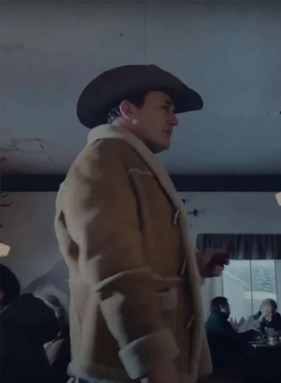 Fargo 2014 S05 Roy Tillman Brown Shearling Suede Jacket