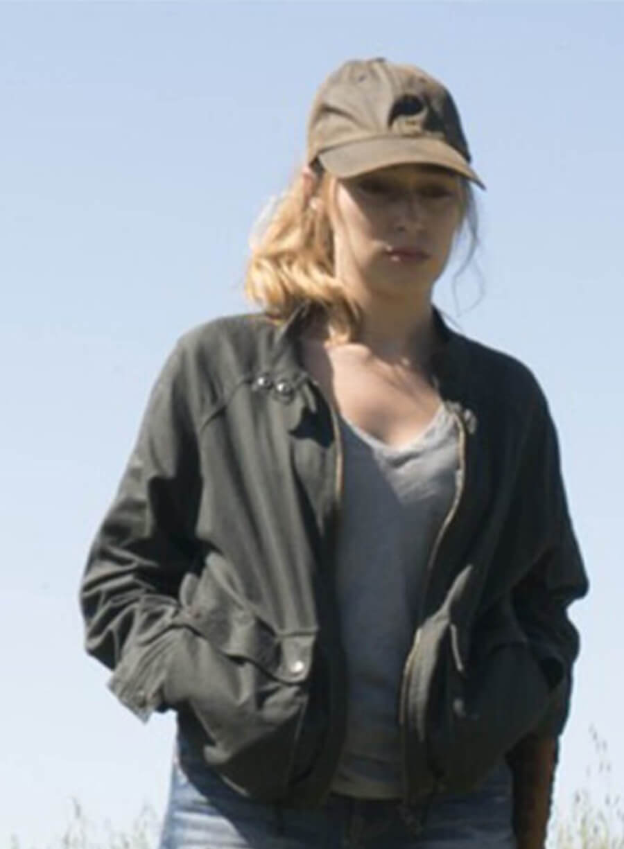 Fear the Walking Dead Alicia Clark Black Leather Jacket