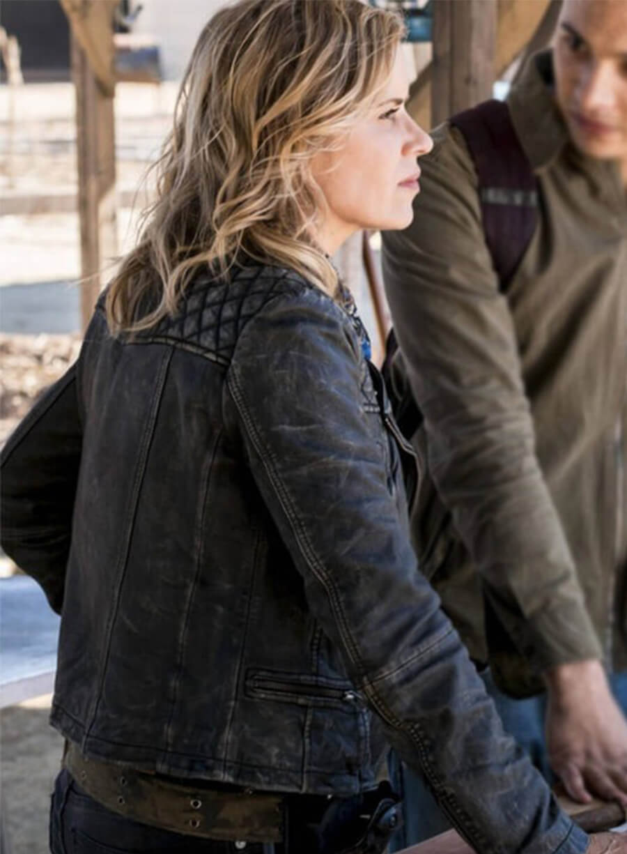 Fear the Walking Dead Madison Clark Biker Leather Jacket