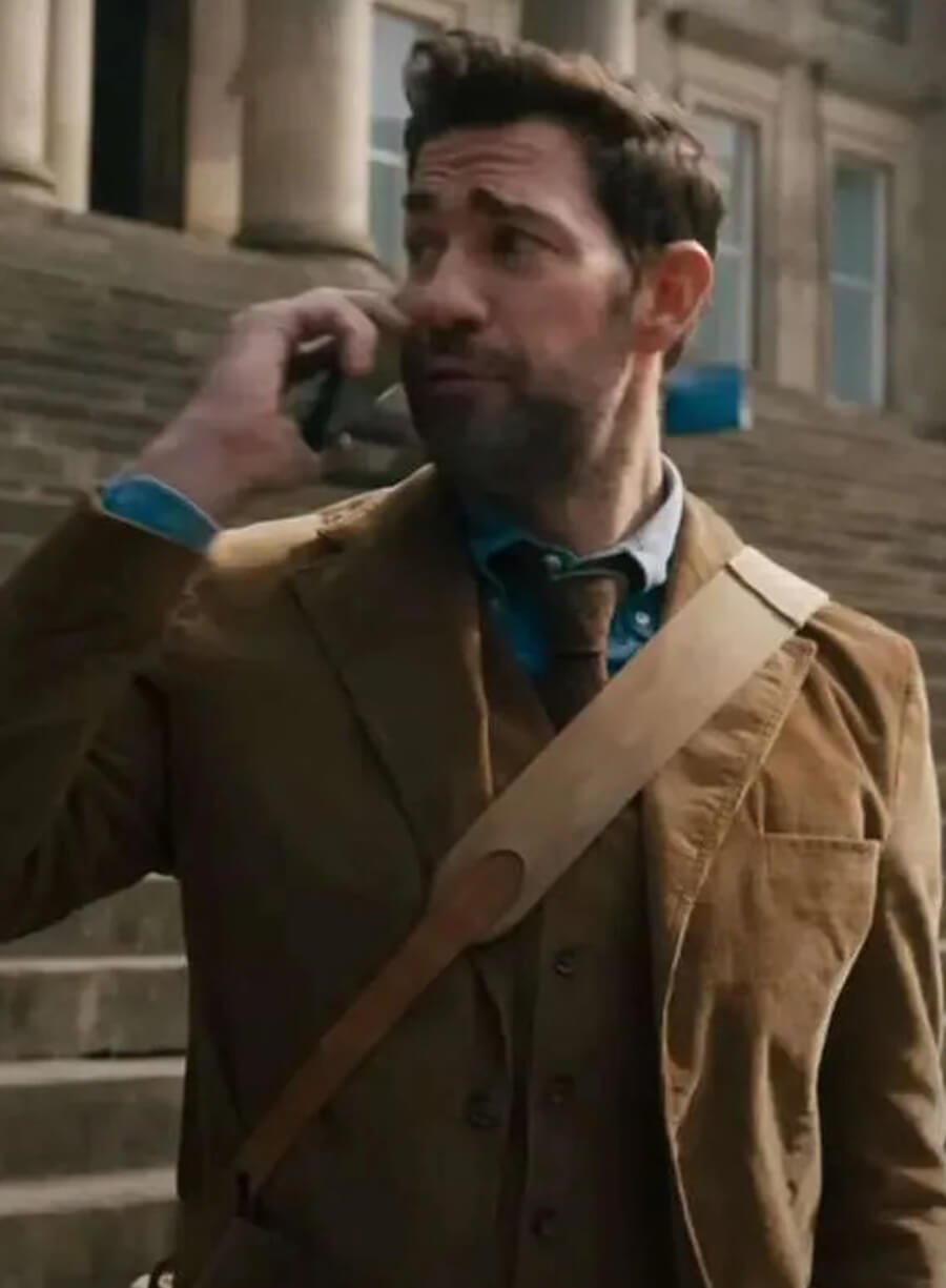 Fountain of Youth 2025 John Krasinski Luke Brown Blazer