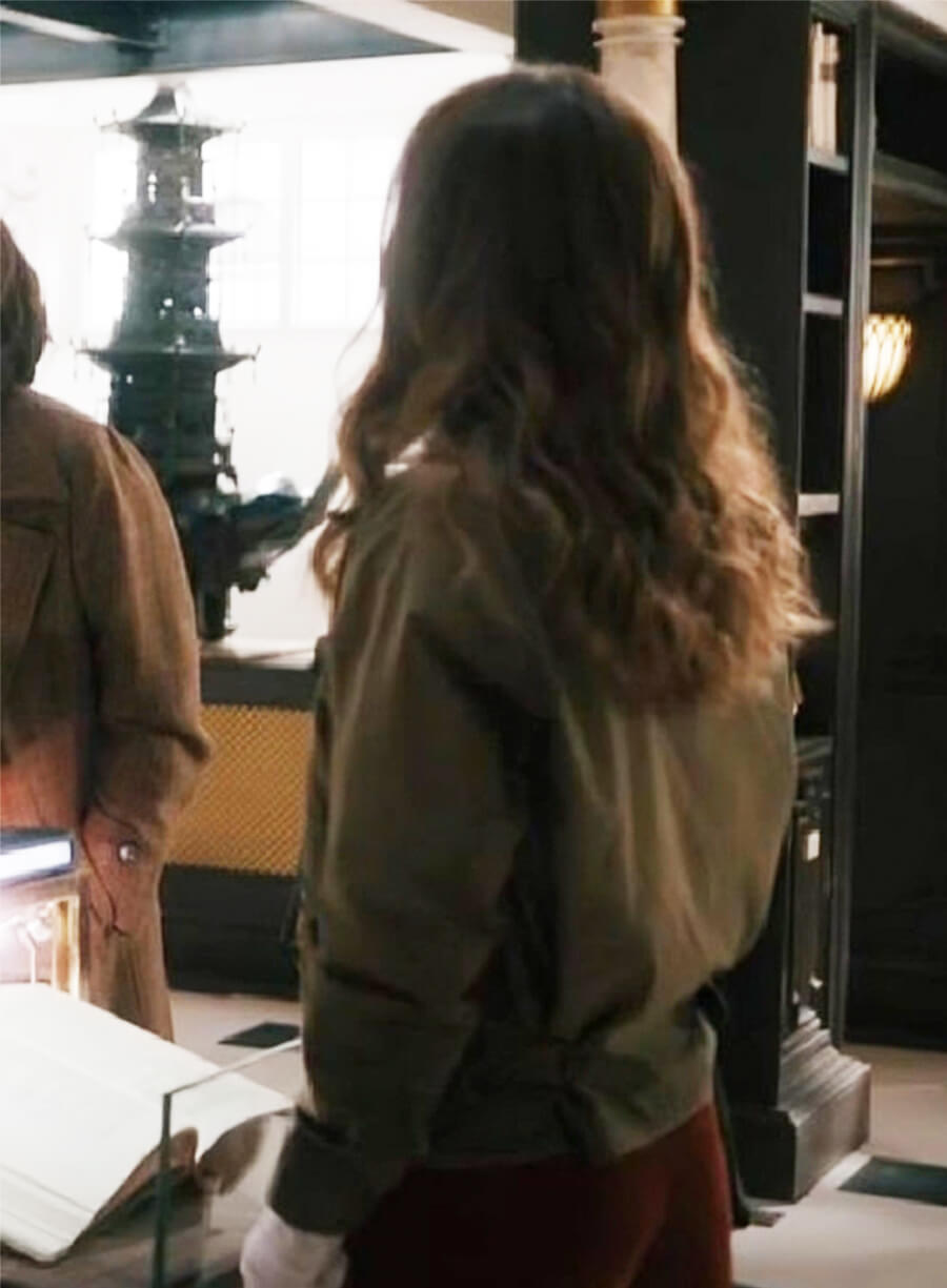 Fountain of Youth 2025 Natalie Portman Charlotte Purdue Green Jacket
