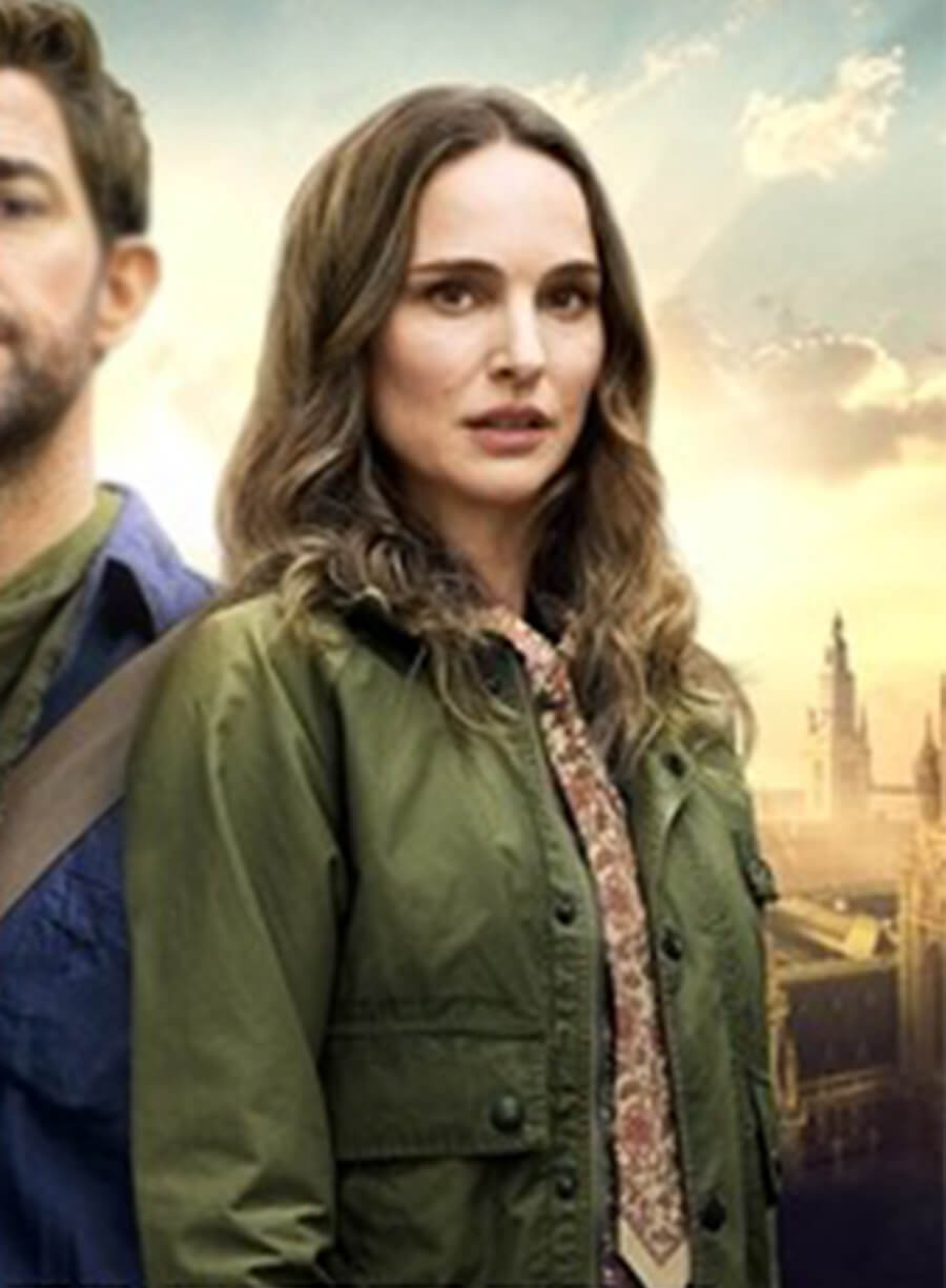 Fountain of Youth 2025 Natalie Portman Charlotte Purdue Green Jacket