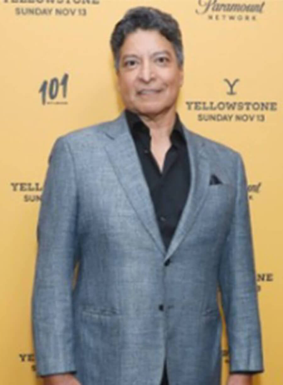 Gil Birmingham Yellowstone Thomas Rainwater Grey Blazer