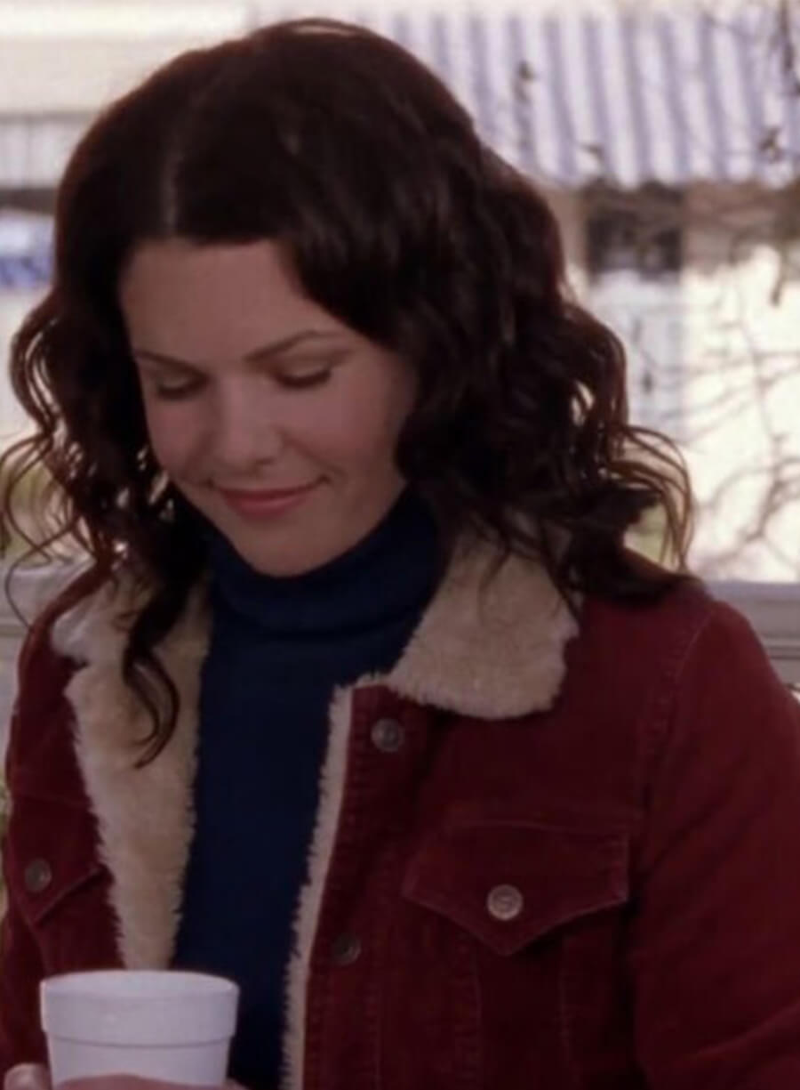 Gilmore Girls Lorelai Gilmore Red Fur Jacket