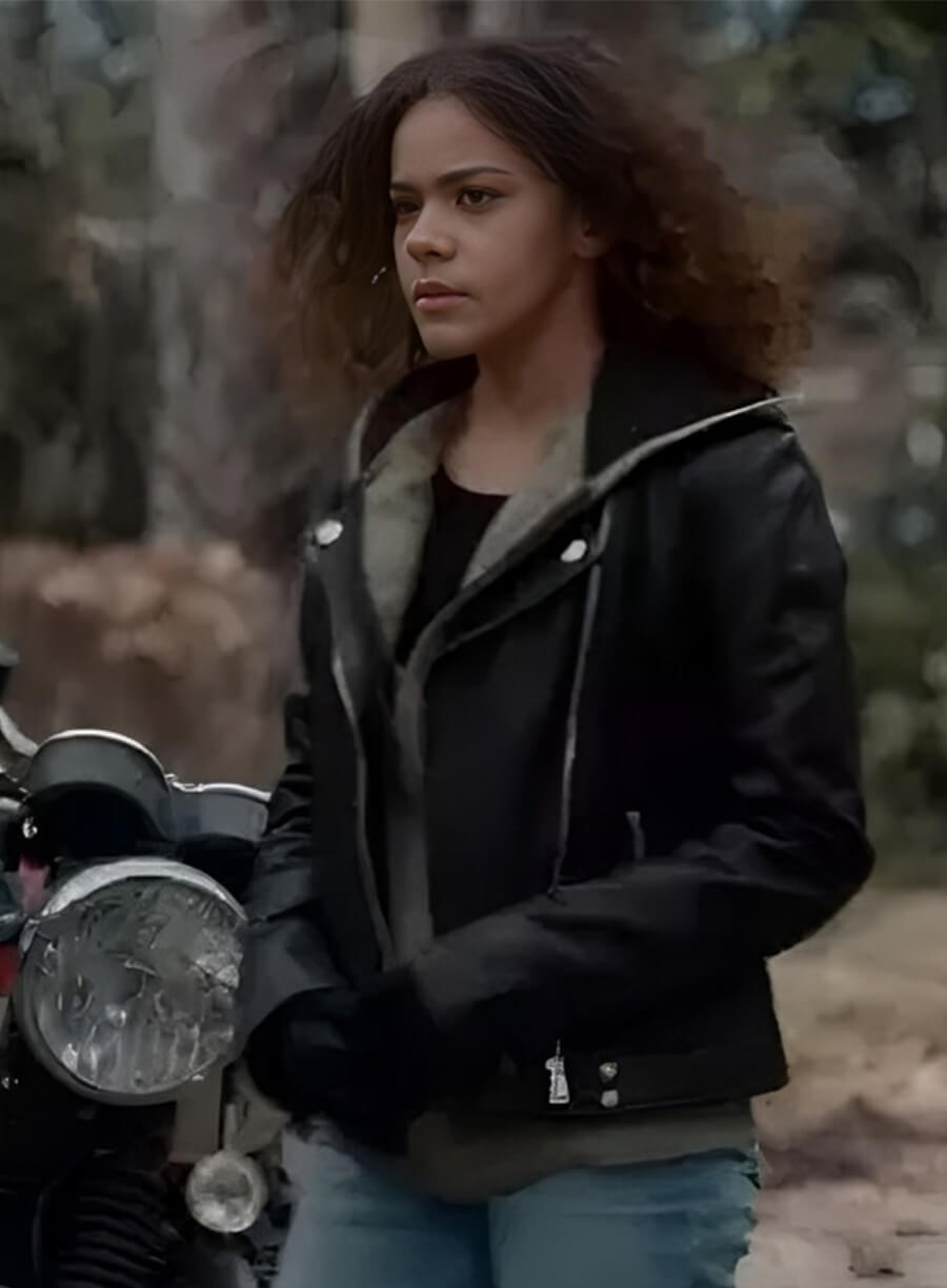 Ginny & Georgia Ginny Miller Black Biker Leather Jacket