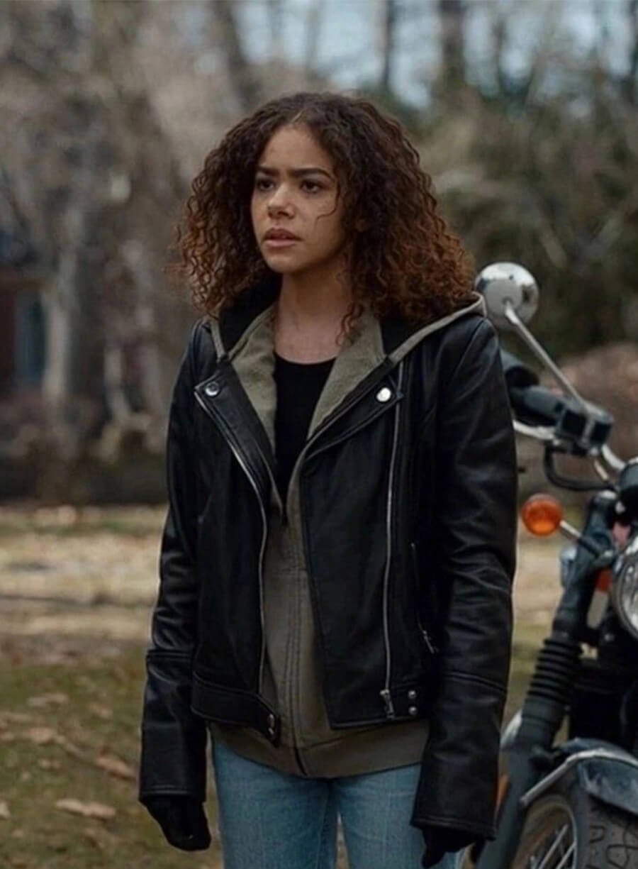 Ginny & Georgia Ginny Miller Black Biker Leather Jacket
