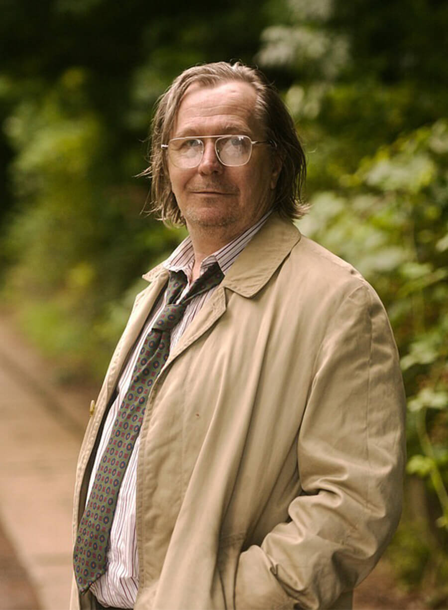 Gray Oldman Slow Horses Jackson Lamb Beige Coat