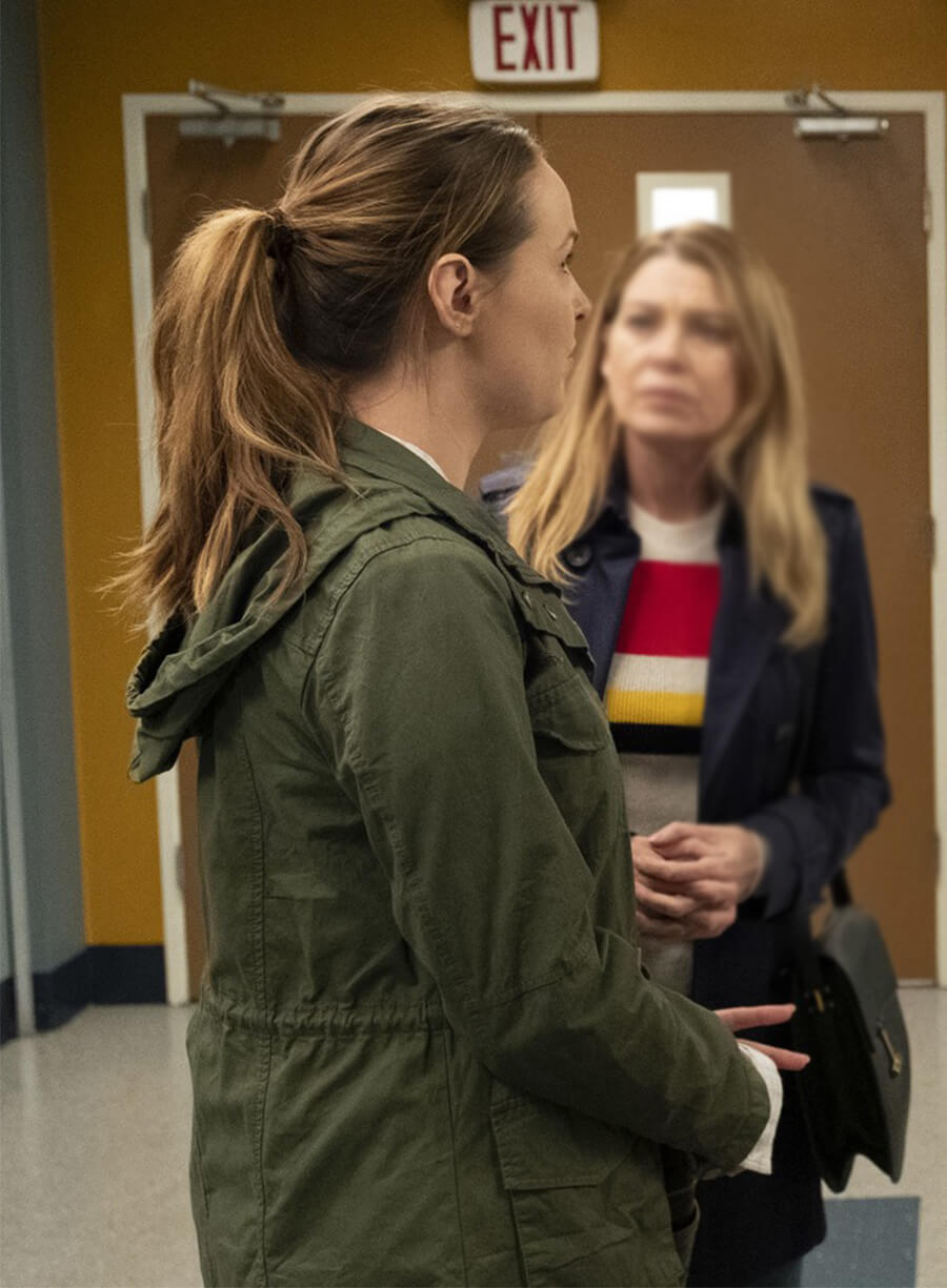 Grey’s Anatomy Dr. Jo Wilson Green Hooded Jacket