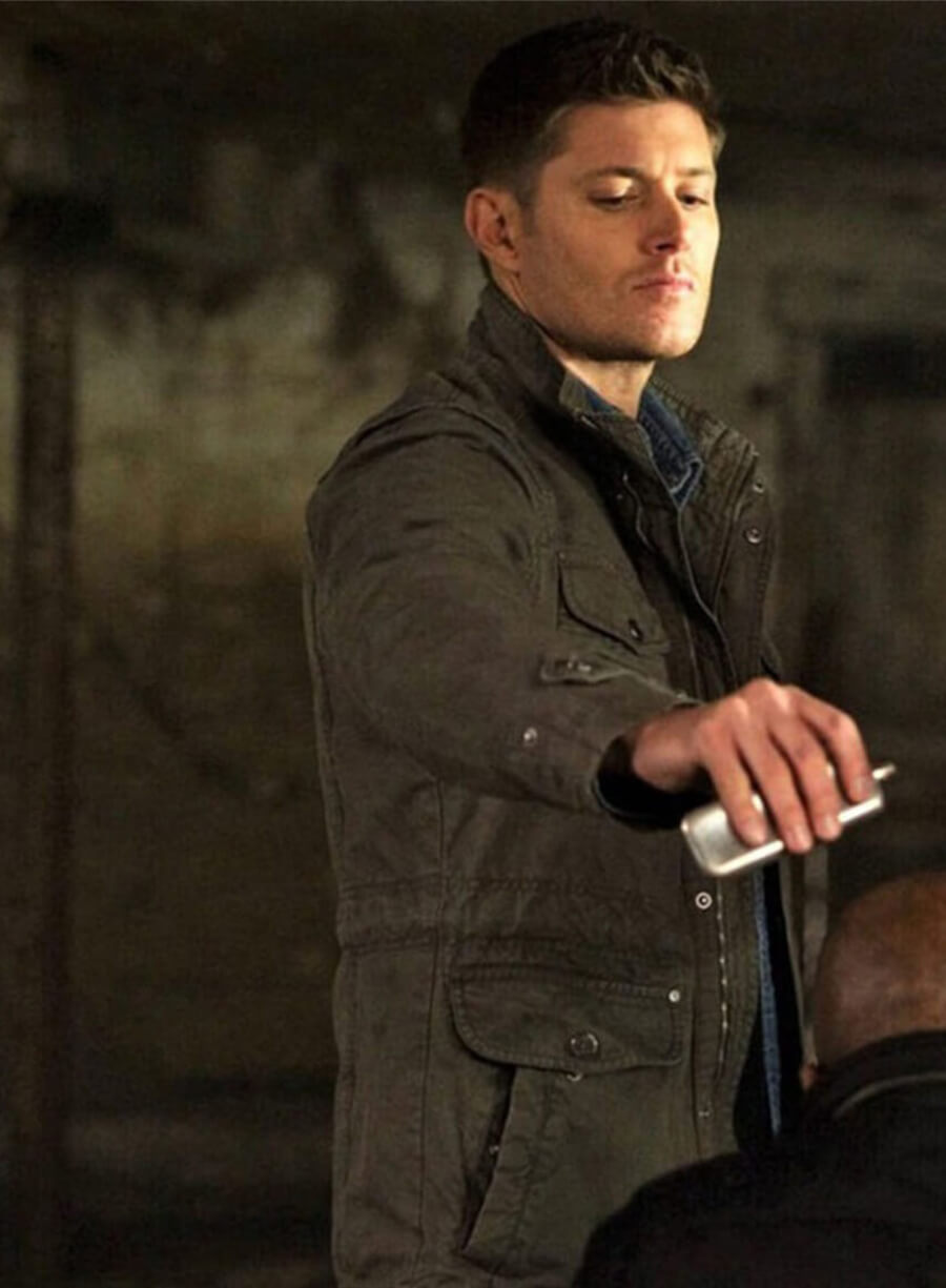 Jensen Ackles Supernatural Dean Winchester Green Jacket