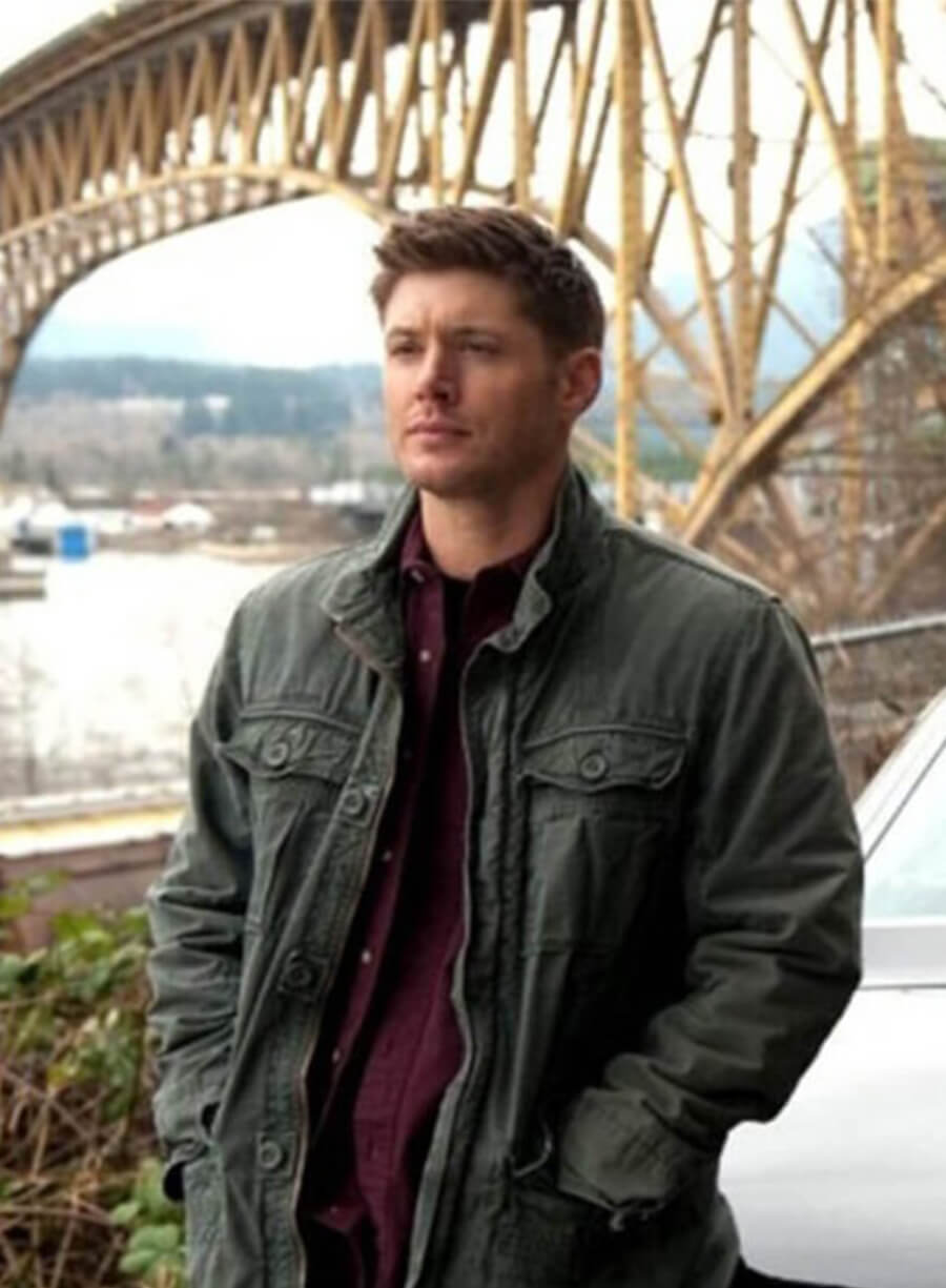 Jensen Ackles Supernatural Dean Winchester Green Jacket