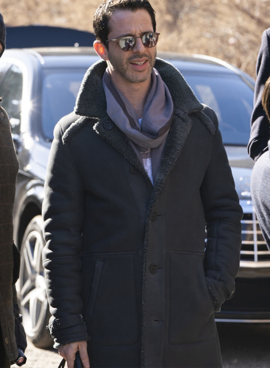 Jeremy Strong Succession S01 Kendall Roy Black Coat