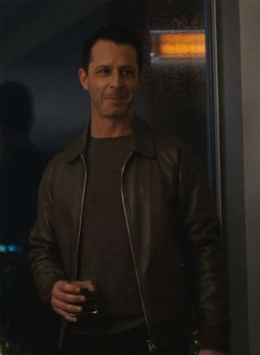 Jeremy Strong Succession S03 Kendall Roy Leather Jacket