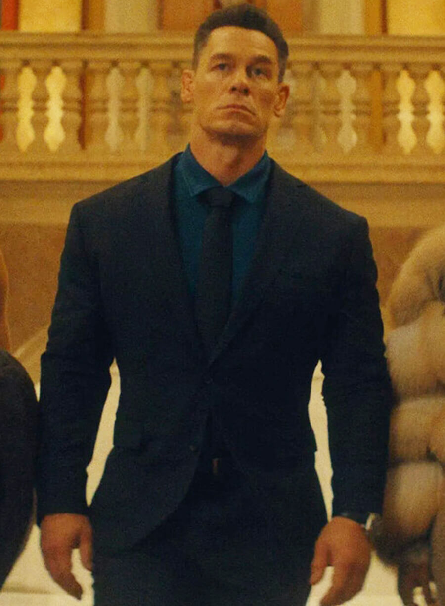 John Cena Matchbox the Movie 2026 Black Blazer Coat