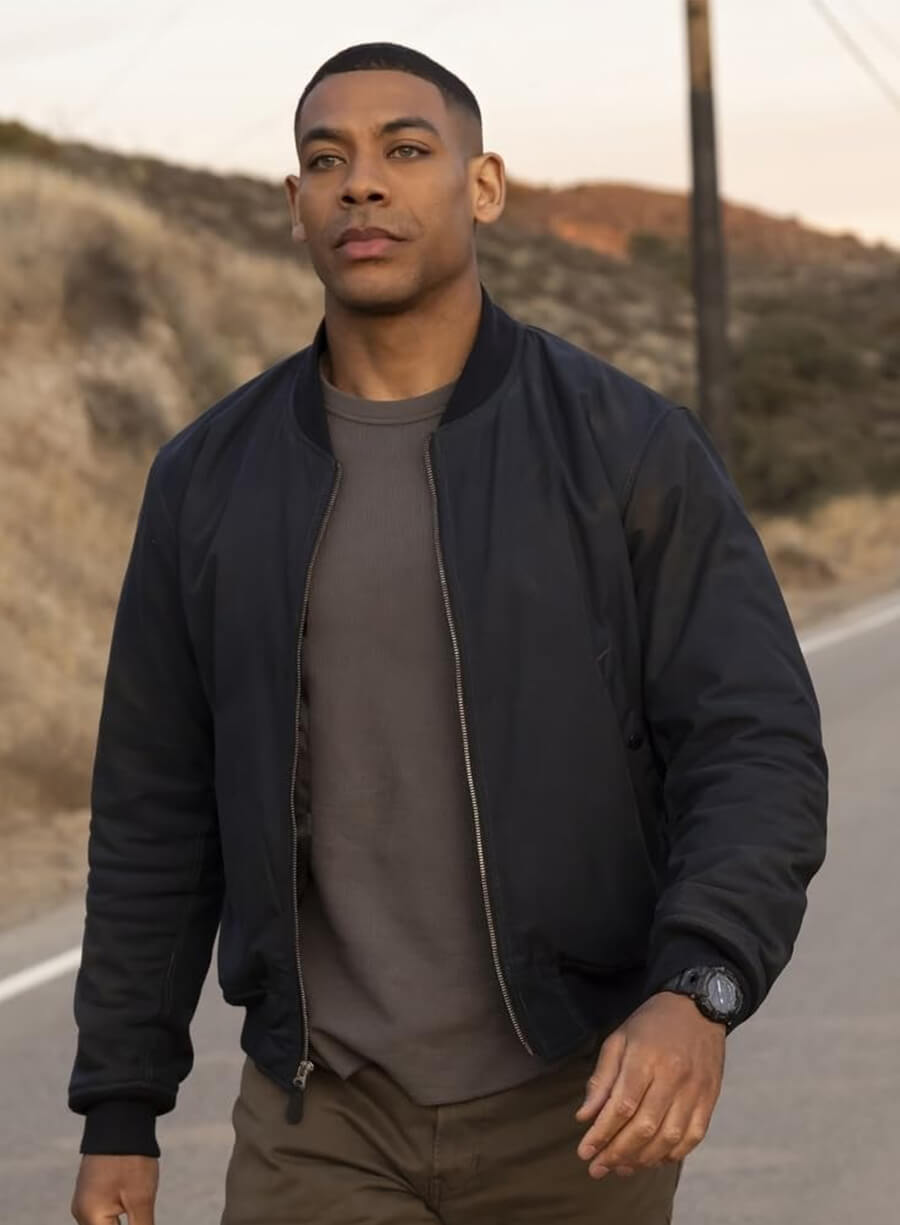 John Stewart Lanterns 2025 Billy Macon Black Bomber Jacket