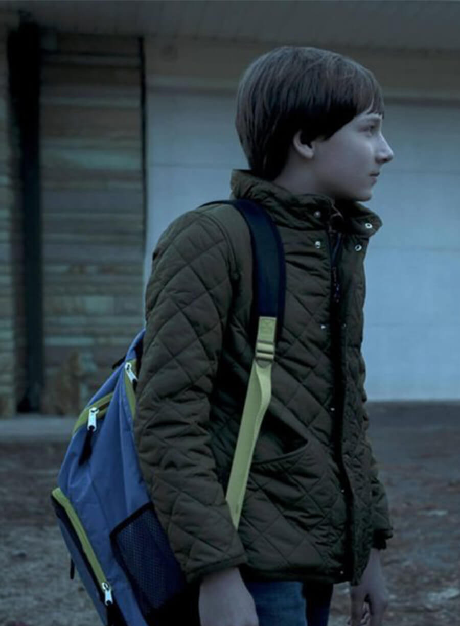 Jonah Byrde Ozark S02 Brown Quilted Jacket