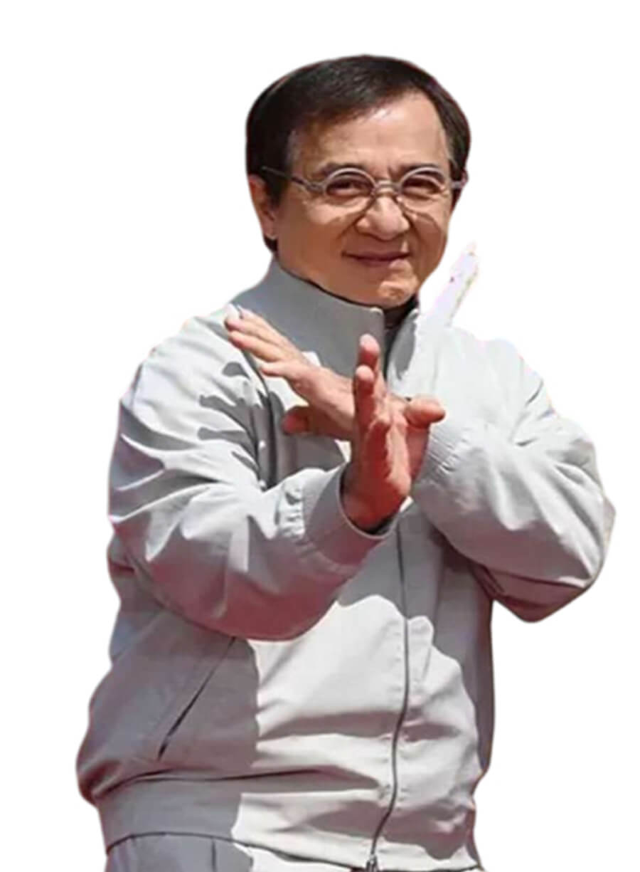 Karate Kid Legends 2025 Jackie Chan Grey Bomber Jacket