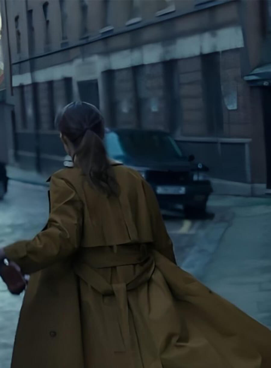 Keira Knightley Black Doves S01 Helen Cotton Coat