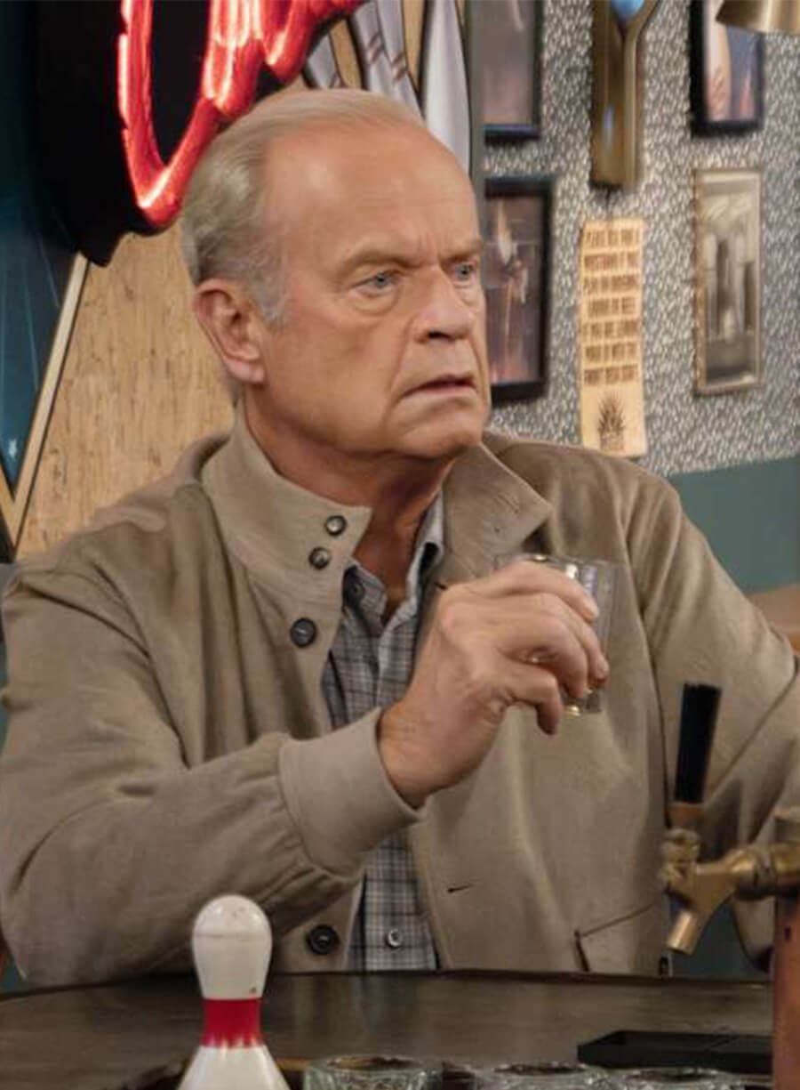 Kelsey Grammer Frasier Crane Grey Jacket
