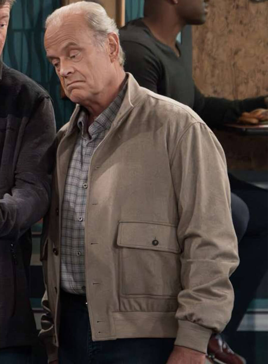 Kelsey Grammer Frasier Crane Grey Jacket