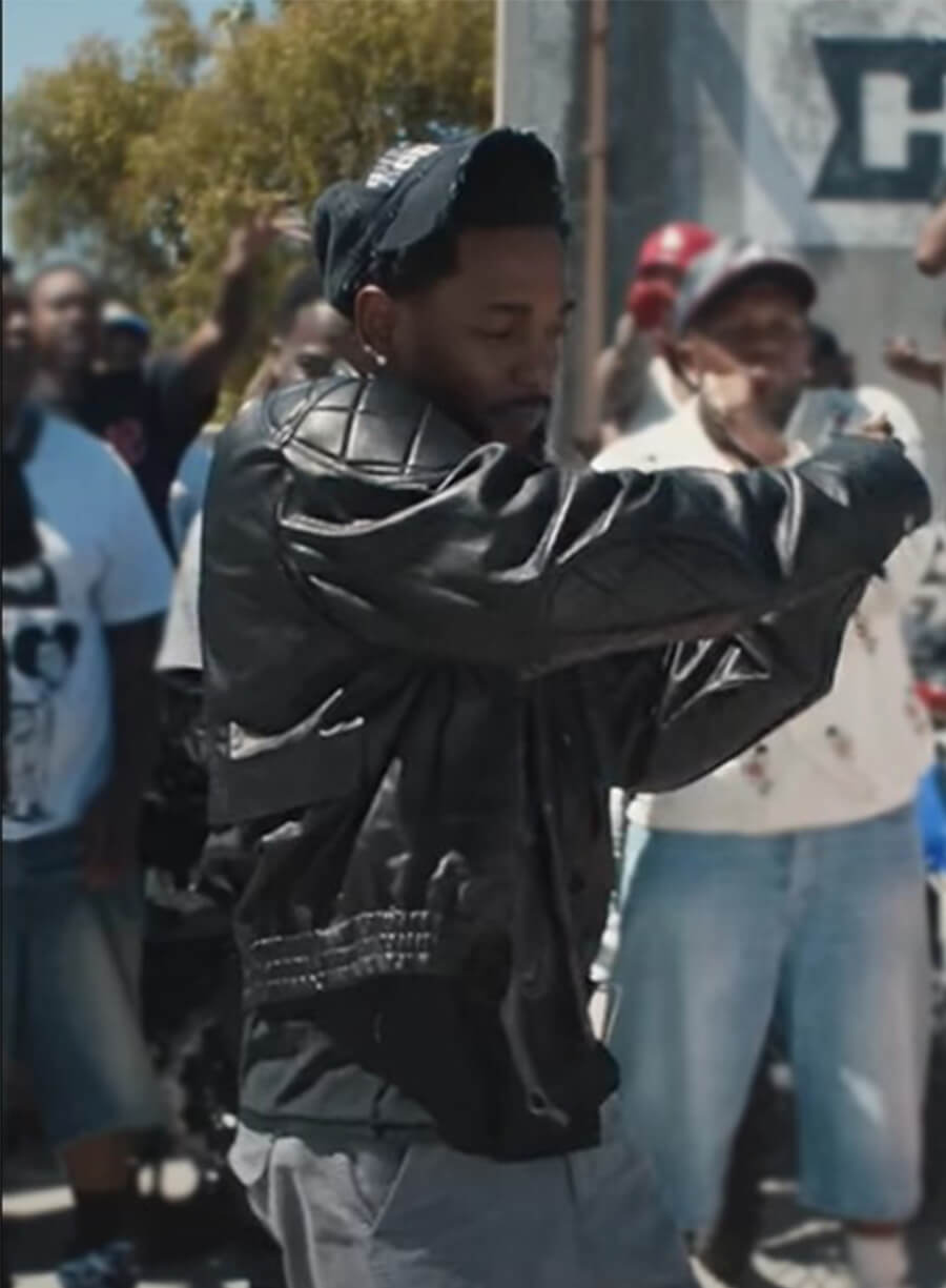 Kendrick Lamar Not Like Us Black Leather Jacket