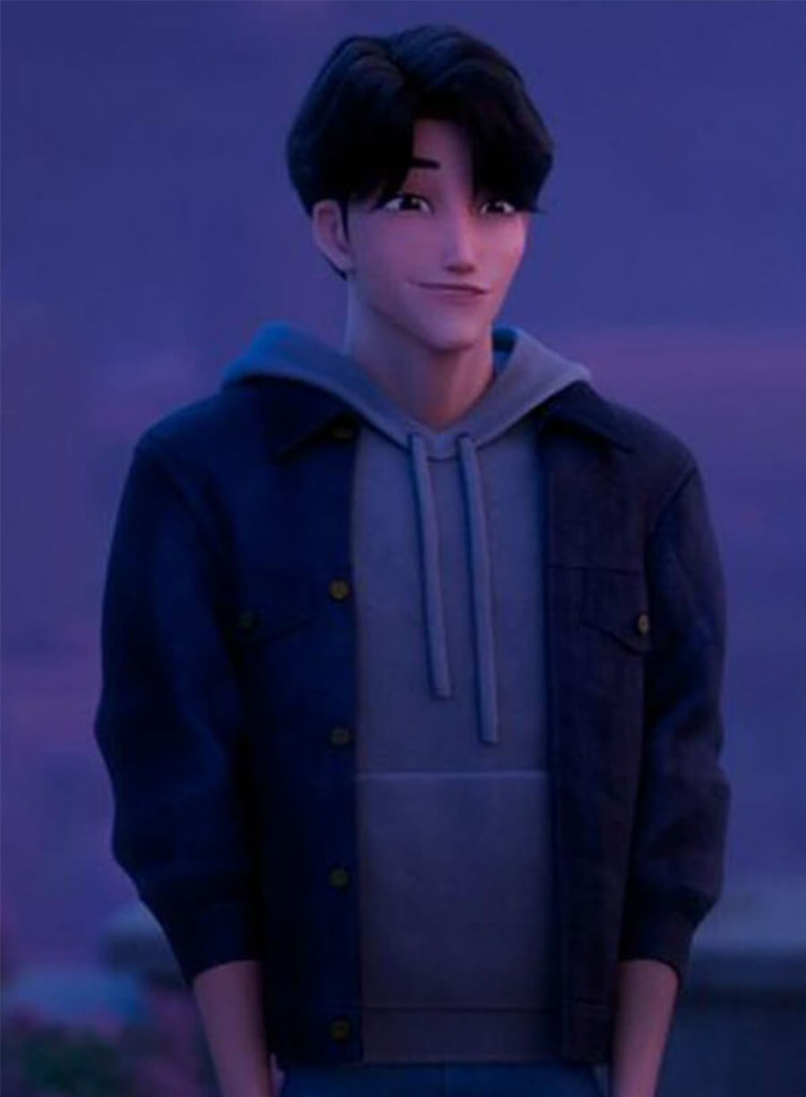 KPop Demon Hunters 2025 Jinu Navy Blue Jacket