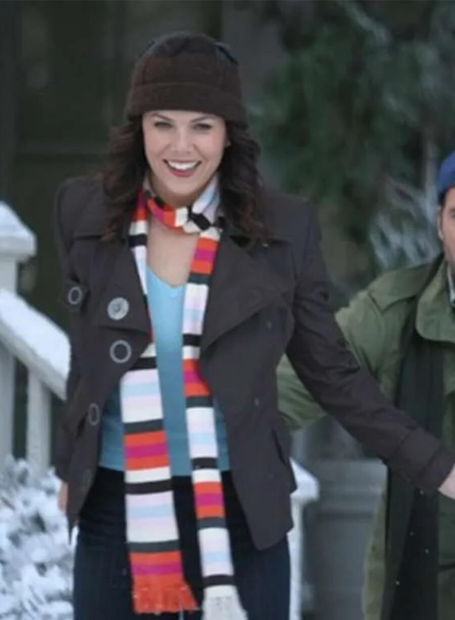 Lauren Graham Gilmore Girls S05 Lorelai Brown Jacket