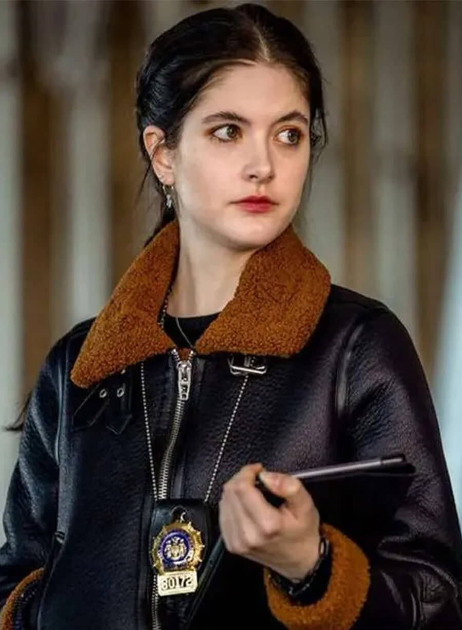 Law and Order Organized Crime Jet Slootmaekers Leather Jacket