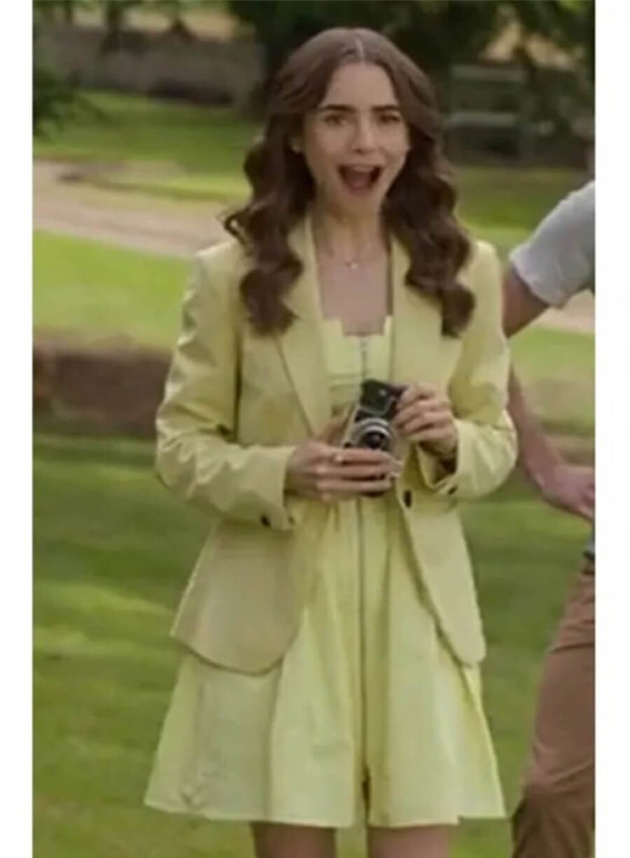 Lily Collins Emily In Paris S02 Emily Cooper Blazer