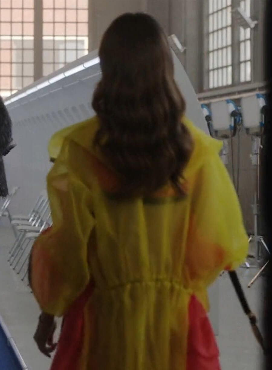 Lily Collins Emily in Paris S03 Emily Yellow PVC Jacket