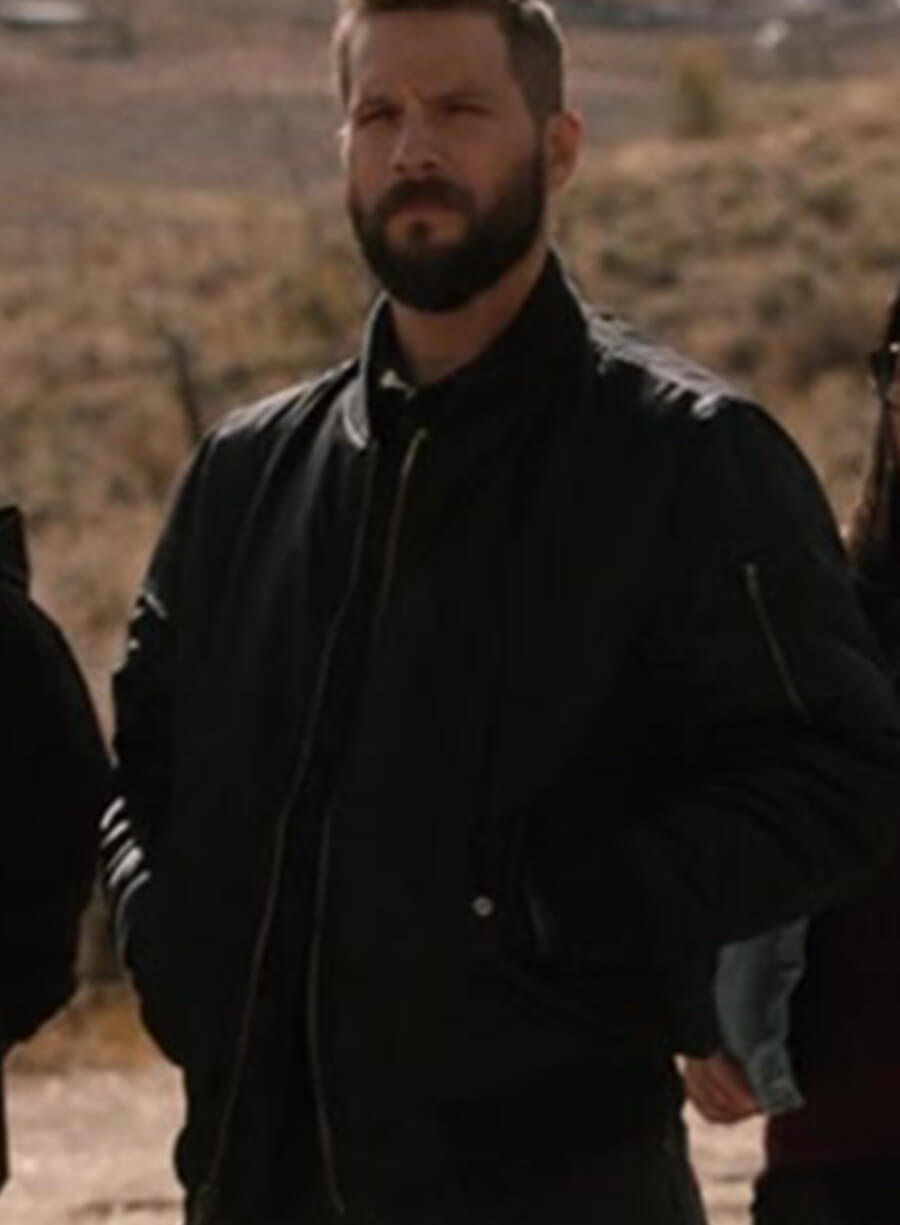 Logan Marshall-Green Marshals 2026 Pete Calvin Bomber Jacket