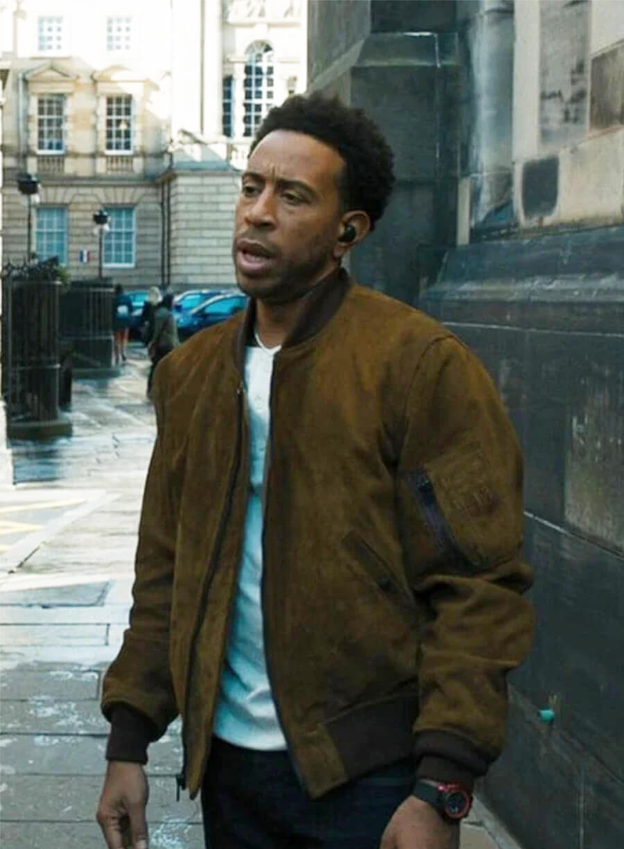 Ludacris Fast & Furious 9 Tej Parker Brown Jacket