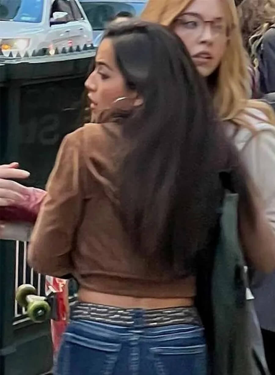 Madame Web Isabela Merced Anya Corazon Brown Jacket