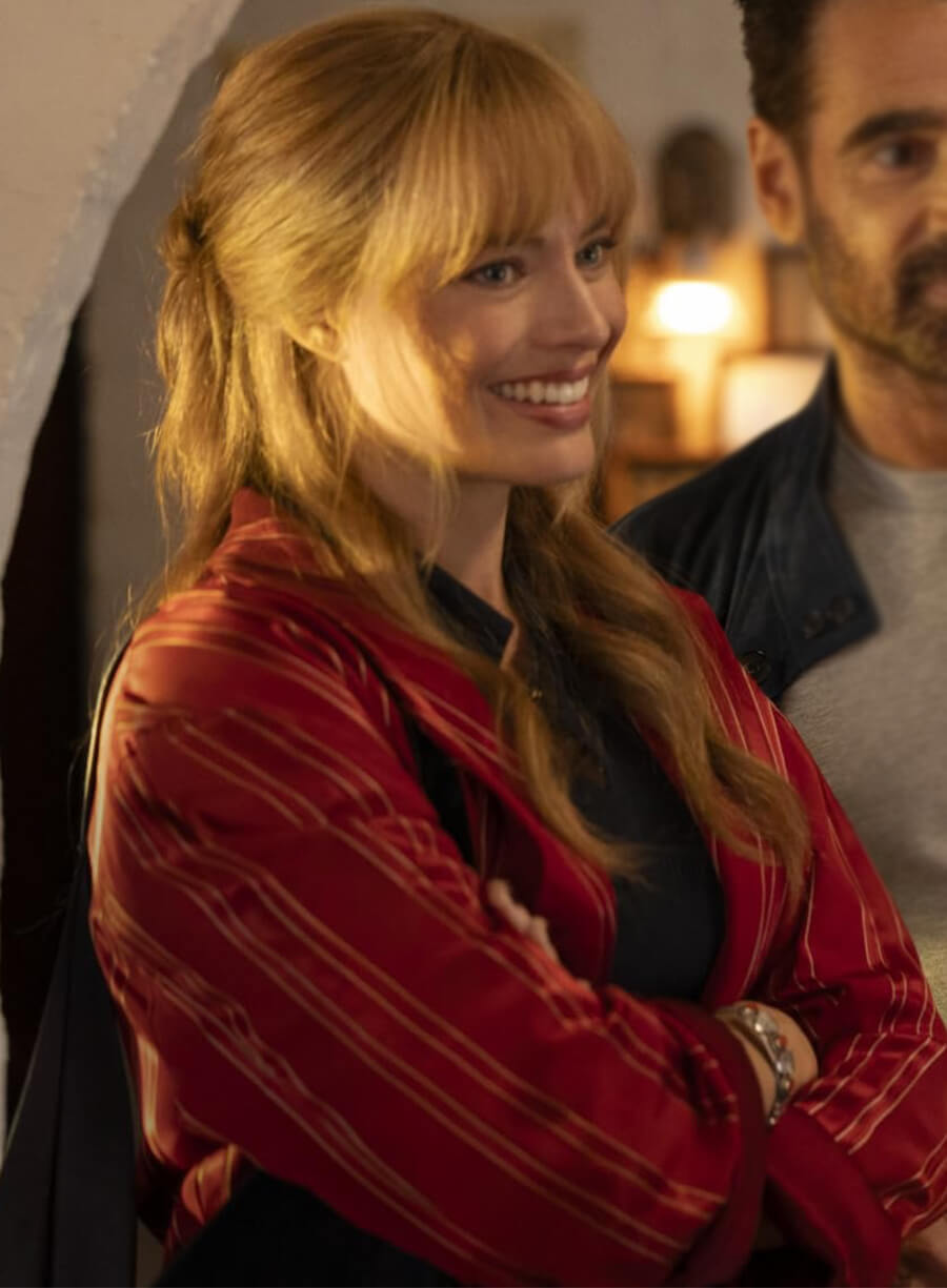 Margot Robbie A Big Bold Beautiful Journey Sarah Red Blazer