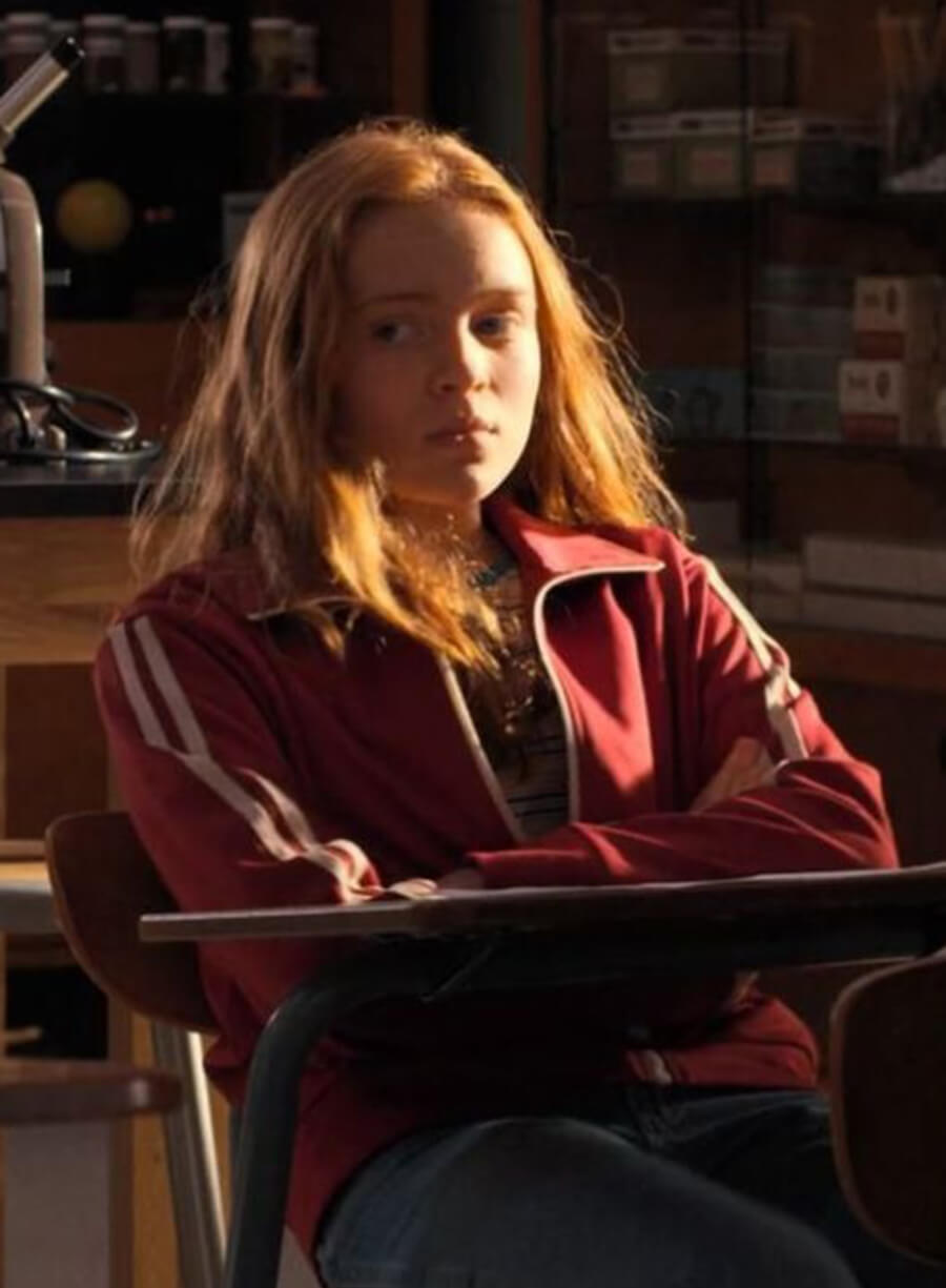 Max Mayfield Stranger Things Red Track Jacket