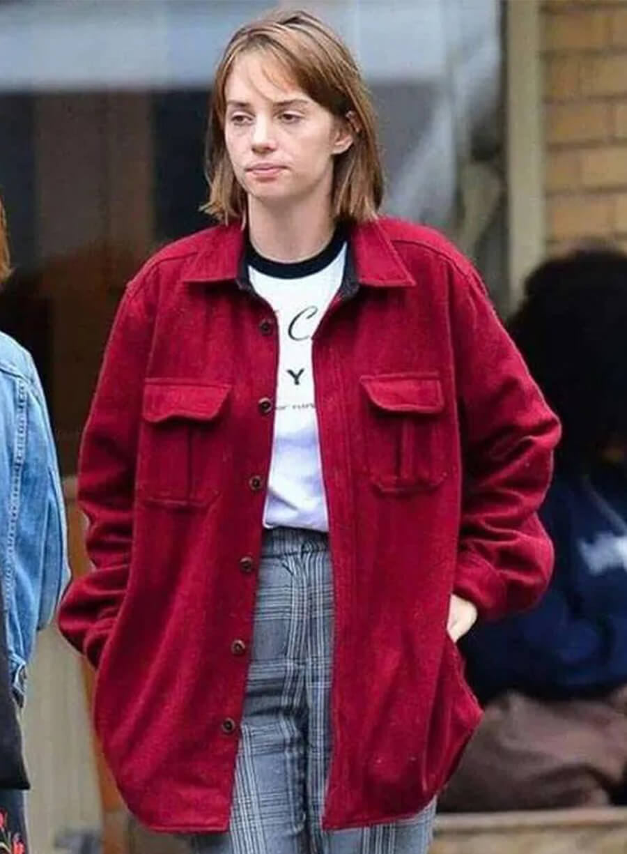 Maya Hawke Stranger Things Robin Buckley Red Jacket
