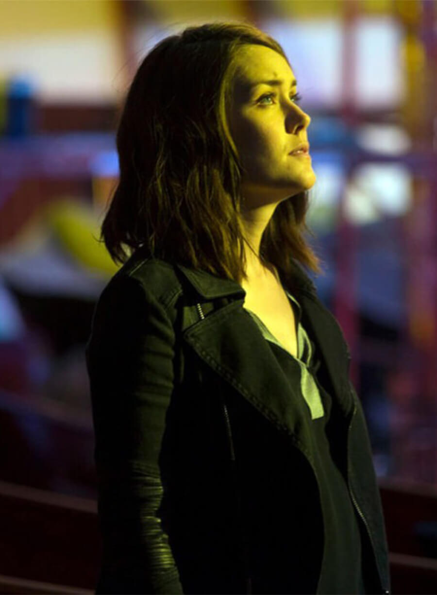 Megan Boone The Blacklist Elizabeth Keen Black Jacket