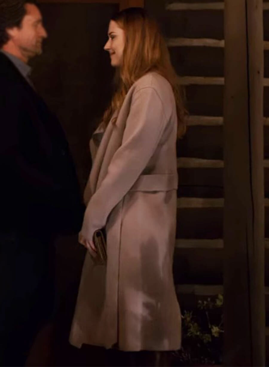 Melinda Monroe Virgin River Beige Wool Coat