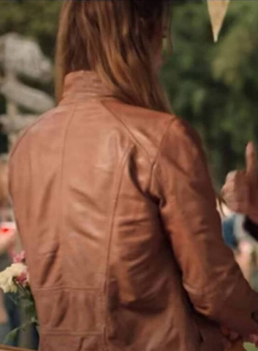Melinda Monroe Virgin River Brown Leather Jacket