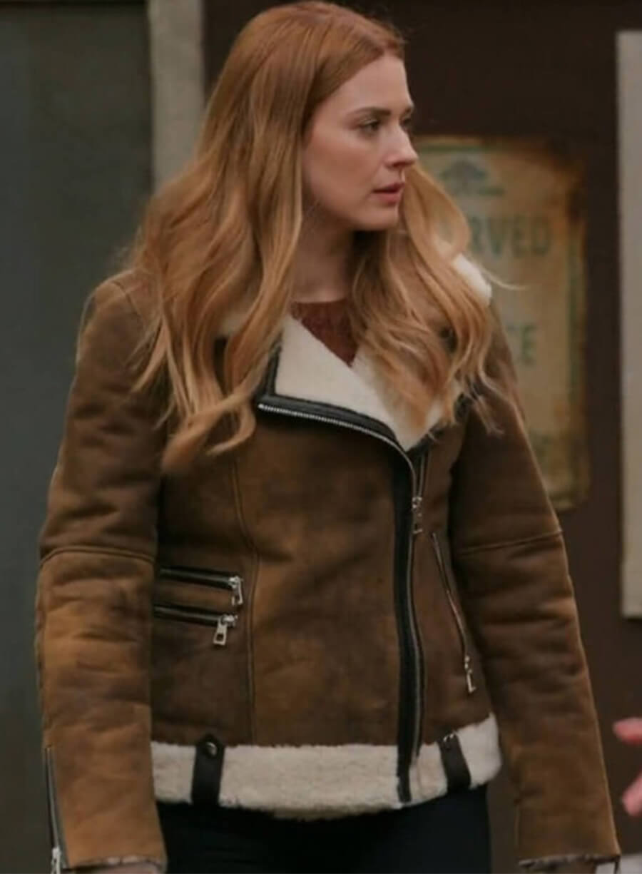 Melinda Monroe Virgin River Brown Suede Jacket