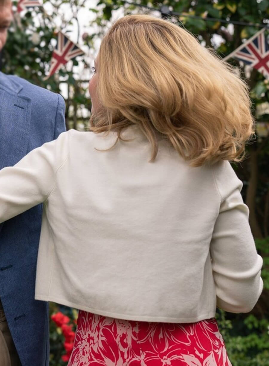 Mia McKenna-Bruce The Lady Jane Andrews White Jacket
