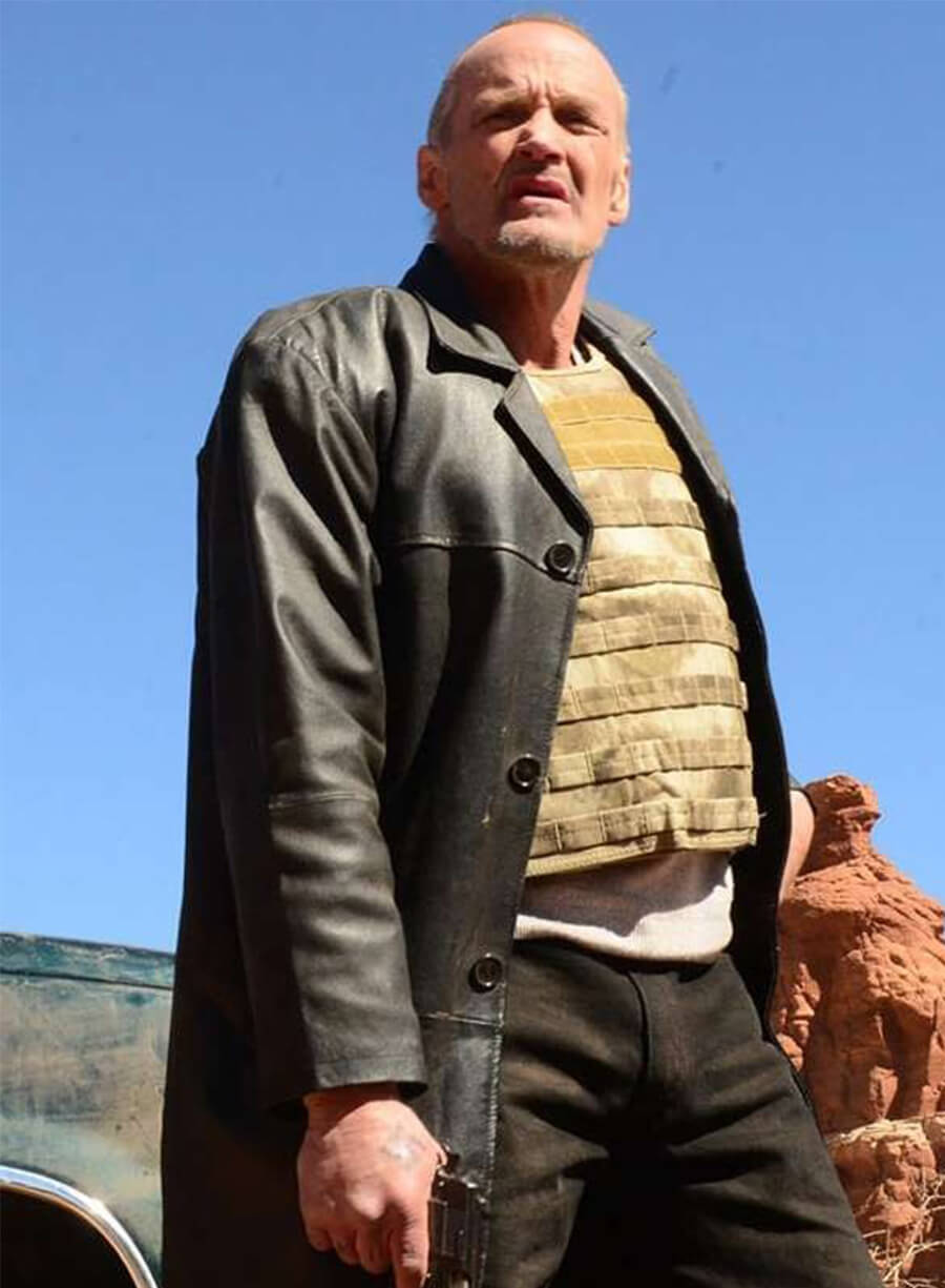 Michael Bowen Breaking Bad Jack Welker Black Leather Coat