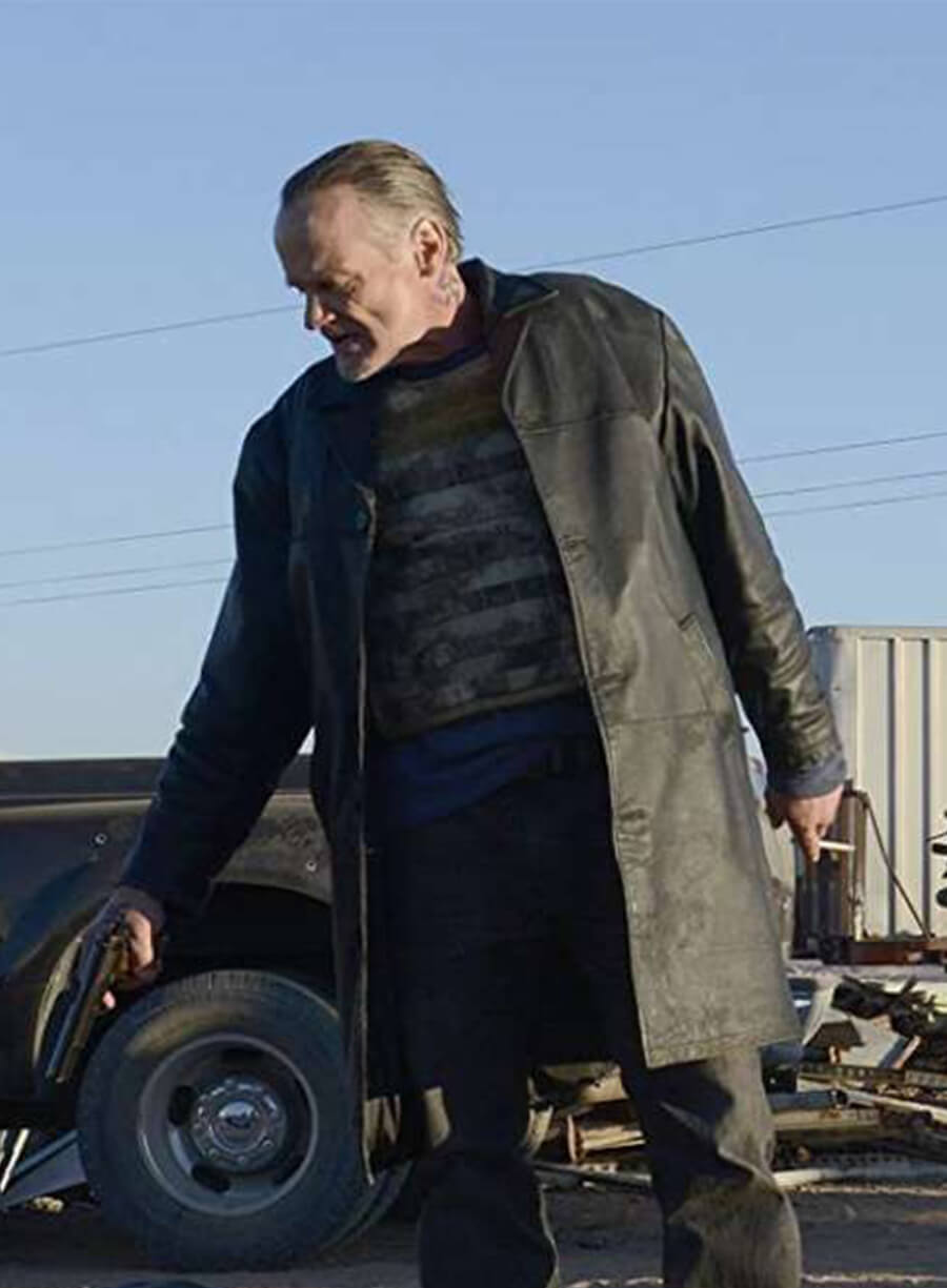 Michael Bowen Breaking Bad Jack Welker Black Leather Coat
