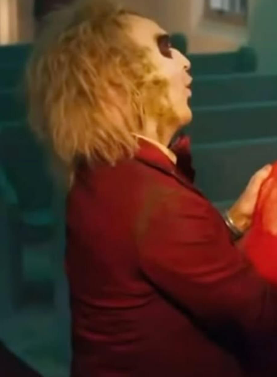 Michael Keaton Beetlejuice Beetlejuice 2024 Red Suit