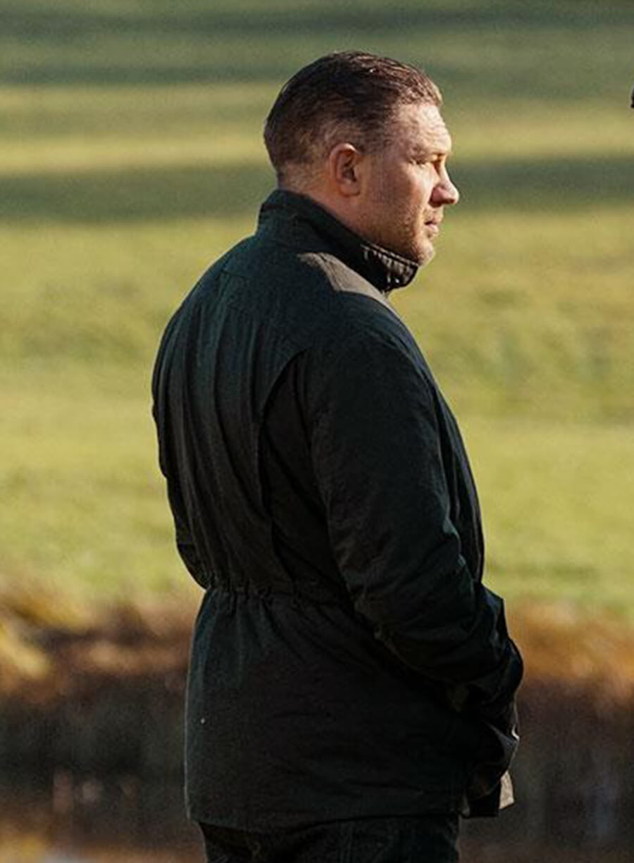 MobLand 2025 Tom Hardy Harry Black Jacket
