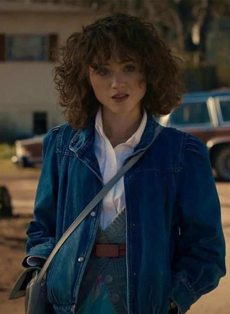 Nancy Wheeler Stranger Things S04 Blue Denim Jacket