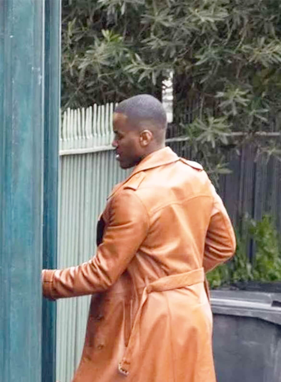 Ncuti Gatwa Doctor Who The Doctor Brown Leather Coat